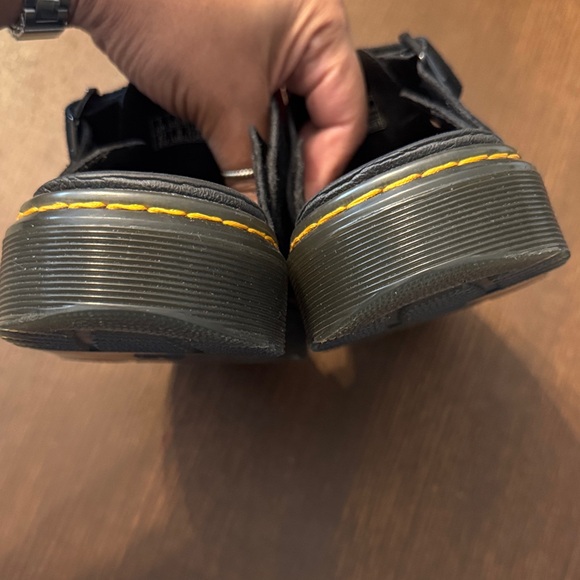 Dr. Martens Black Suede Carlson Mules - Picture 4 of 5